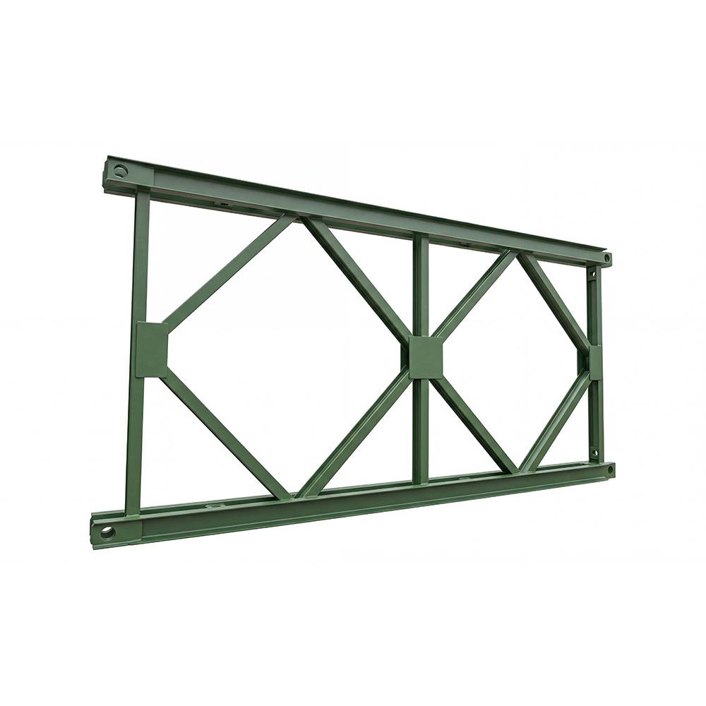 Typ 321 - Stödkonstruktion Bailey Bridge-paneler på plats